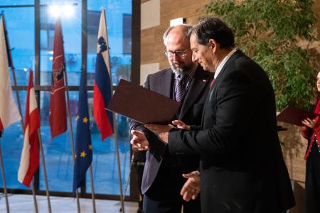 Odprtje razstave; Foto: Mariia Bortiakova, arhiv Občine Sežana